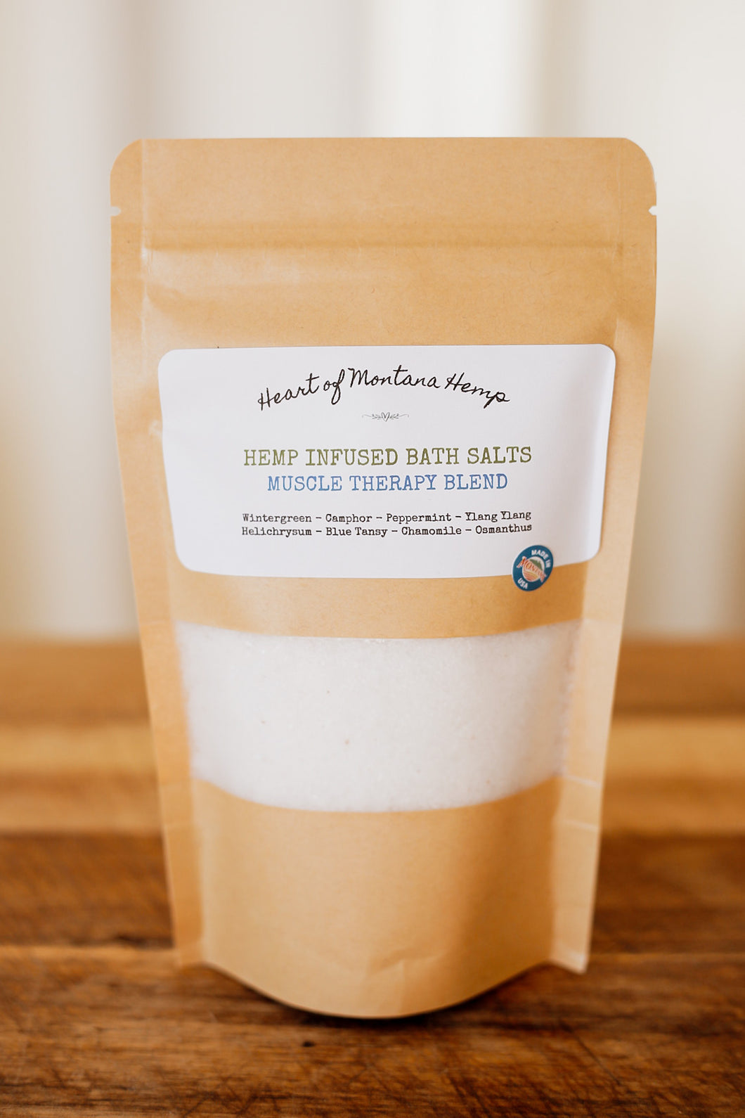 Muscle Therapy - Hemp Infused Bath Salts