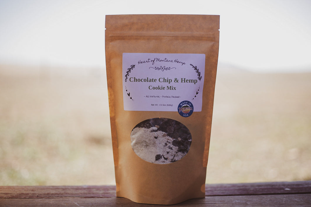 Chocolate Chip & Hemp Cookie Mix - Protein packed cookie mix!