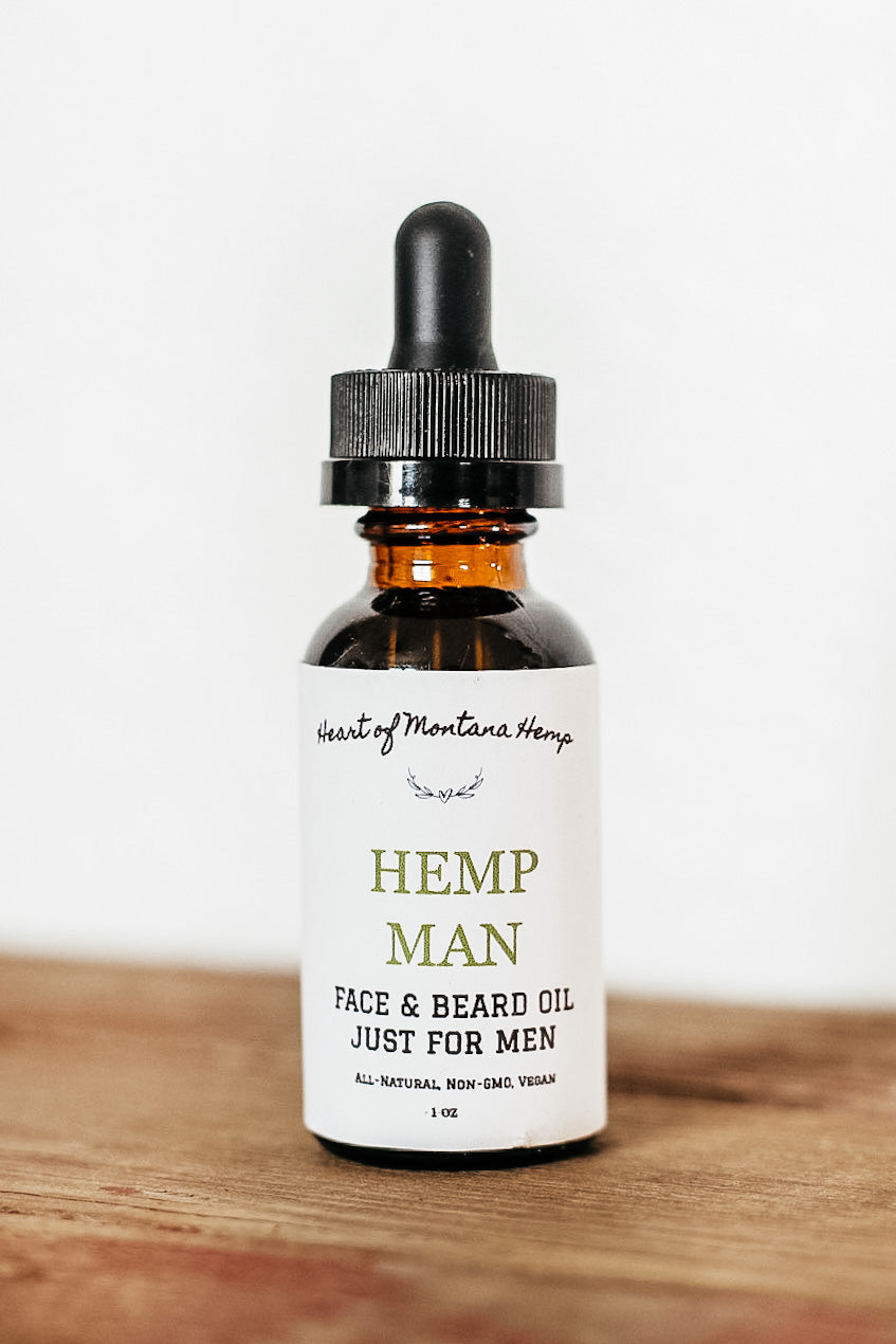 Hemp Man - Beard & Face Oil - Mission Mountain Blend